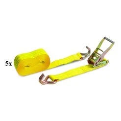 BRB-Lagertechnik BRB Ratschen-Zurrgurte, 5 Stück