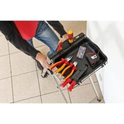 Krause "Secury" Stufen-Stehleiter Mit MultiGrip-System, 4 Stufen -BRB-Lagertechnik Geschäft 1473366000 prod 005