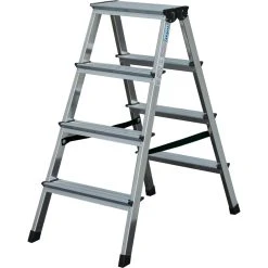 Krause "Dopplo" Stufen-Doppelleiter, 2 X 4 Stufen