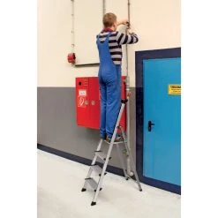 Krause "Sepuro" Stufen-Stehleiter, 4 Stufen -BRB-Lagertechnik Geschäft 1473714000 prod 004