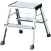 Krause "Rolly" Doppel-Klapptritt, 2 X 2 Stufen, Alu