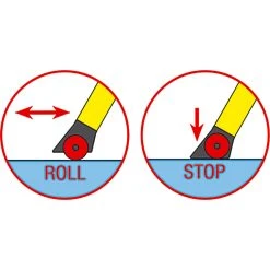 Krause "Rolly" Doppel-Klapptritt, 2 X 2 Stufen, Alu -BRB-Lagertechnik Geschäft 1473715000 prod 004