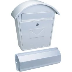 Rottner Aosta Set Briefkasten Weiß