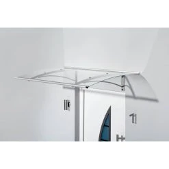 Gutta Typ PT/G Edelstahl-Pultvordach, 160 X 90 Cm, Gebogen