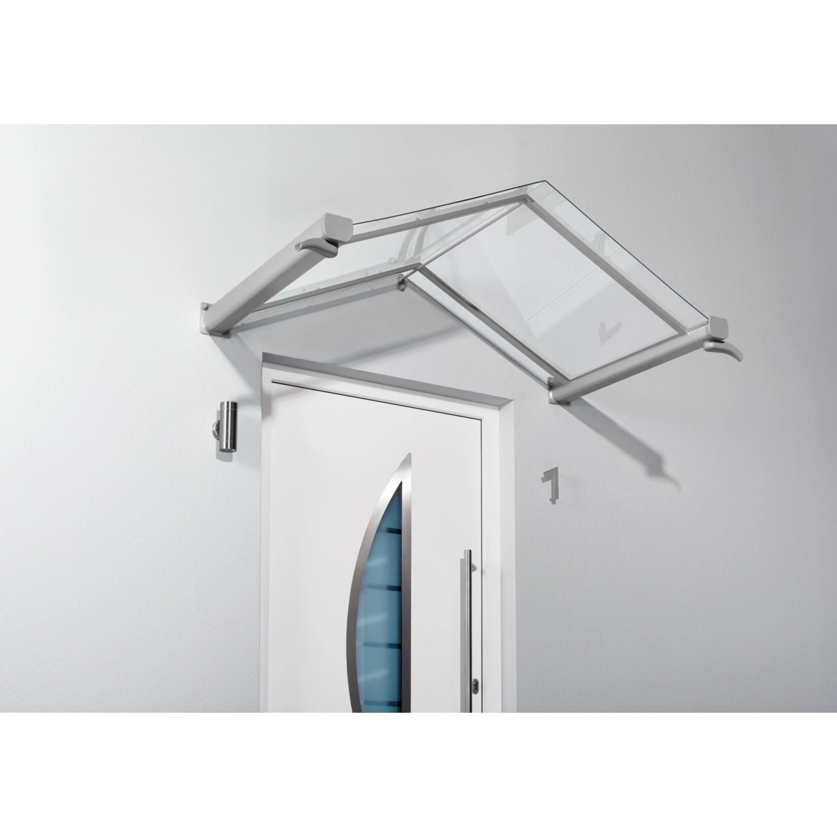 Gutta Typ GV/T Giebelvordach, Edelstahl, 160 X 90 Cm 1 Gutta Typ GV/T Giebelvordach, Edelstahl, 160 X 90 Cm