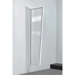 Gutta Typ B1/PC Vordach-Seitenteil Klar, 200 X 60 Cm, Weiß