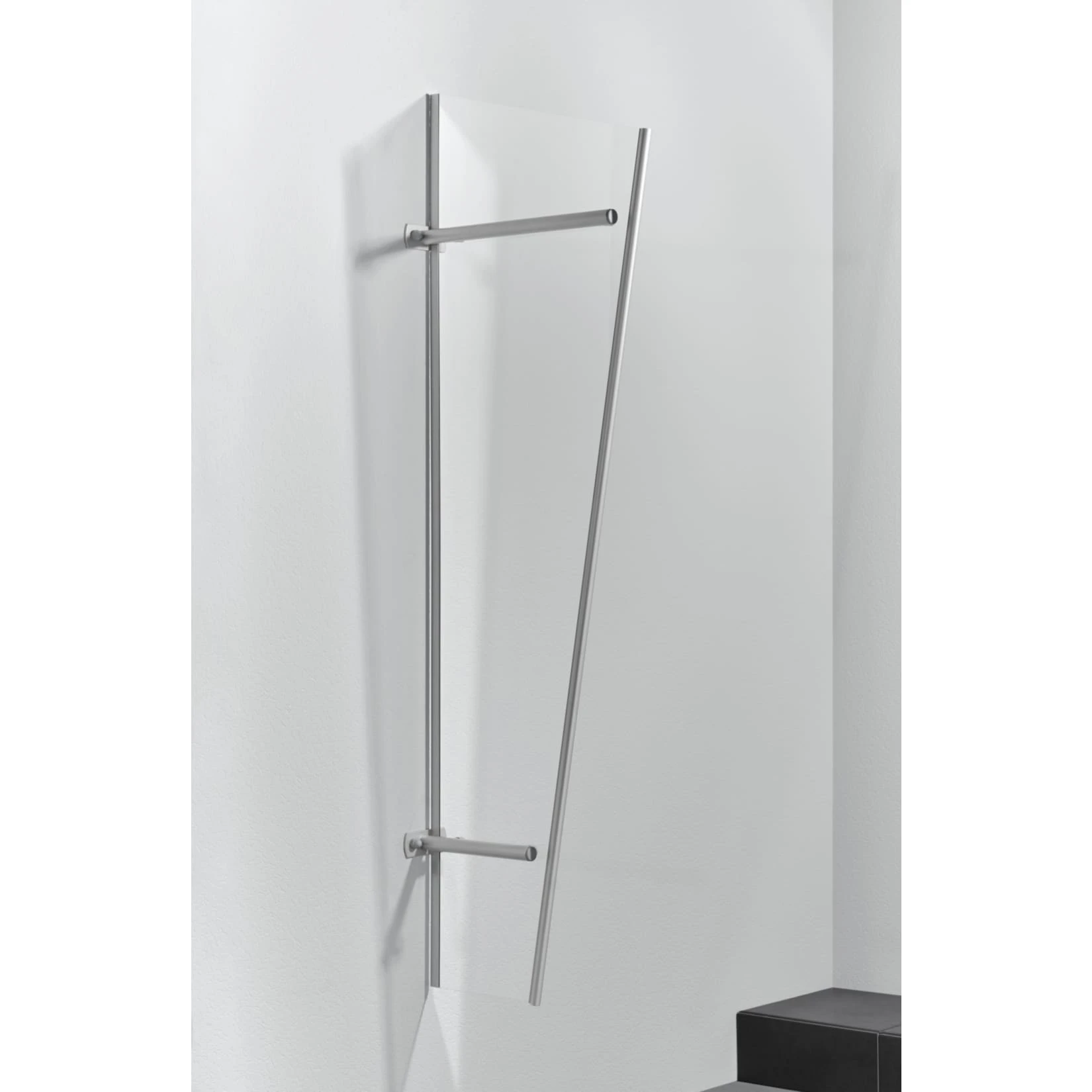 Gutta Typ PT/GR Vordach-Seitenteil Edelstahl, 185 X 60 Cm, Acryl 1 Gutta Typ PT/GR Vordach-Seitenteil Edelstahl, 185 X 60 Cm, Acryl