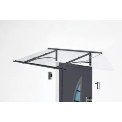 Gutta Typ PT/GR Vordach 160 X 90 Cm, Gerade