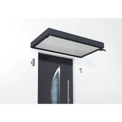 Gutta Typ NM Rechteckvordach, 200 X 90 Cm, Anthrazit