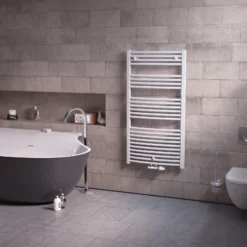 Ximax Alpha-C Designheizkörper B 50 X H 82,5 X T 4-5 Cm Weiß + MA