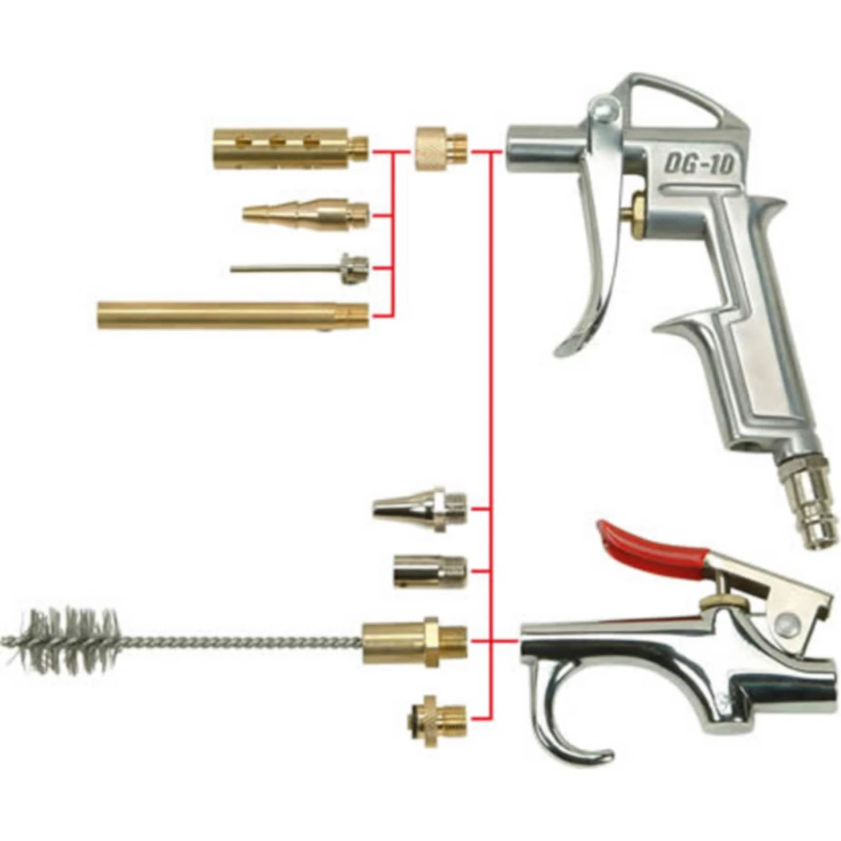 Mauk Druckluft Geräteset 36 Tlg. 3 Mauk Druckluft Geräteset 36 Tlg. – Bild 3