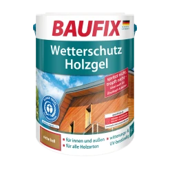 BAUFIX Wetterschutz-Holzgel Kastanie 5L