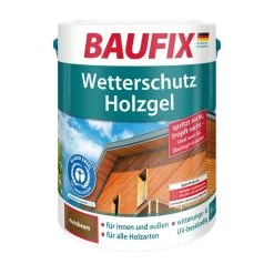 BAUFIX Wetterschutz-Holzgel Nussbaum 5 L