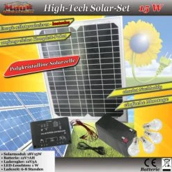 Mauk High-Tech Solar-Set 15 W Mit Klickschaltern -BRB-Lagertechnik Geschäft 1838714000 prod 003