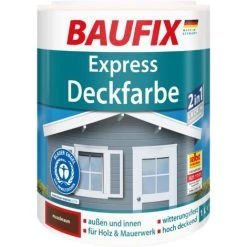 BAUFIX Express Deckfarbe Nussbraun, 2,5 Liter