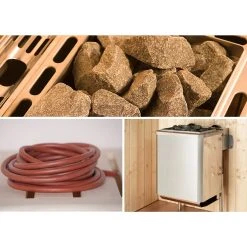 Weka Saunaofenset 5,4 Mit Integrieter Steuerung Und Anschlußkabel