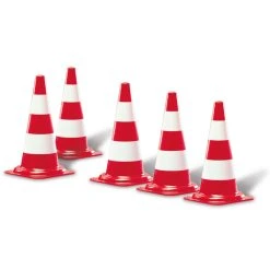 BRB-Lagertechnik BRB 70944 Verkehrs-Leitkegel 5er Set