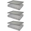 BRB-Lagertechnik BRB 21621 Euro-Stapelbehälter-Set 80 X 60 X 12 Cm