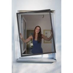 Schellenberg Telescope Insektenschutz Für Fenster 140 X 150 Cm, Anthrazit