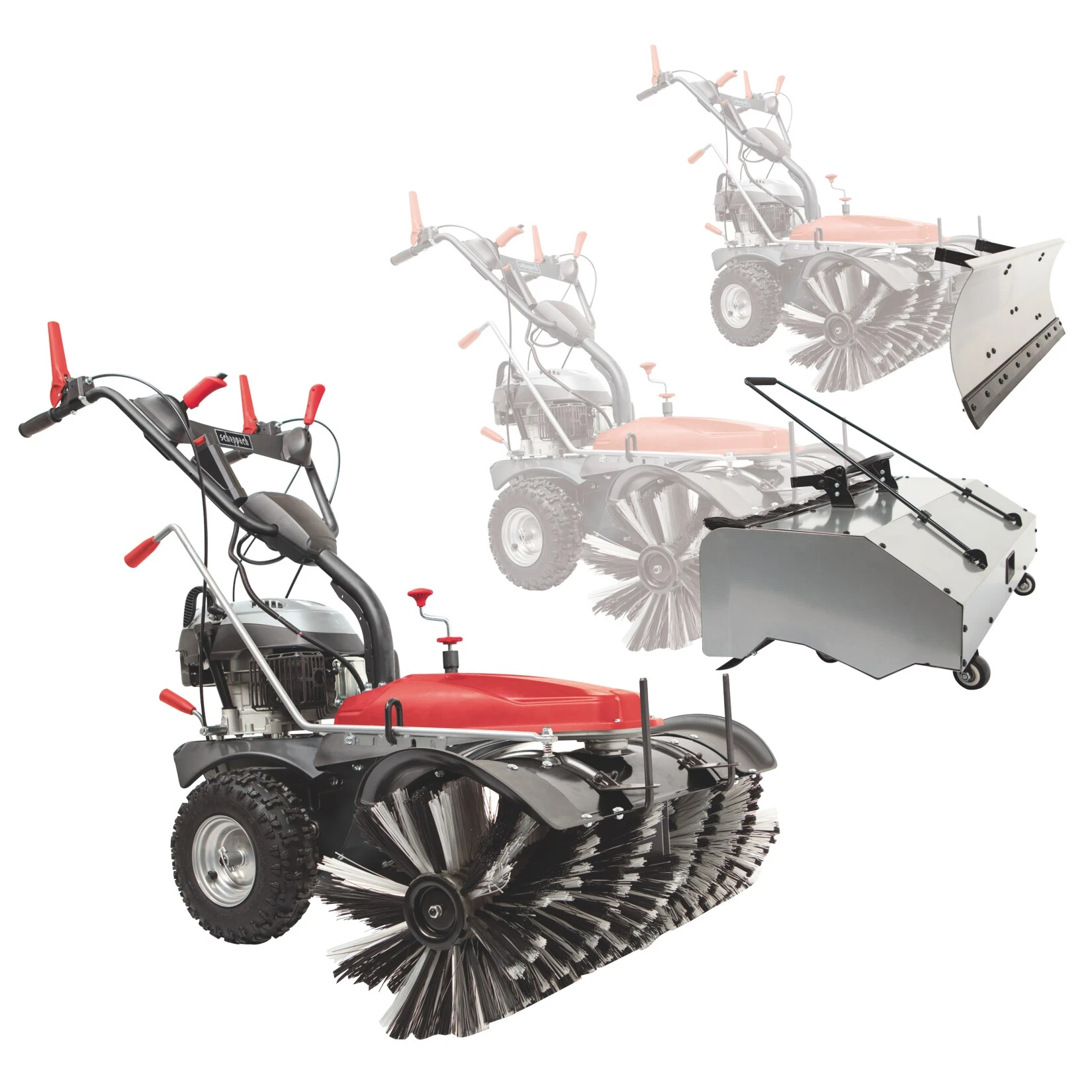 Scheppach Garten Scheppach SC2200PE Kehrmaschine Mit Sammelbehälter & Schneeschild 2 Scheppach Garten Scheppach SC2200PE Kehrmaschine Mit Sammelbehälter & Schneeschild – Bild 2