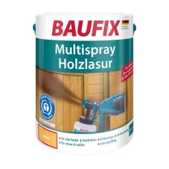 BAUFIX Multispray-Holzlasur Kiefer, 5 Liter