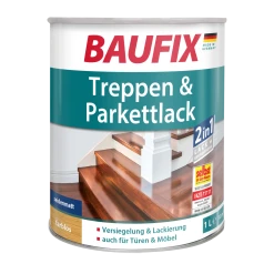 BAUFIX Treppen & Parkettlack Seidenmatt, 1 Liter