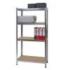Schwerlastregal MCW-D67, Werkstattregal Steckregal, 160x80x40cm, Traglast Bis 320kg ~ Verzinkt
