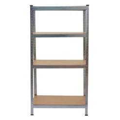 Schwerlastregal MCW-D67, Werkstattregal Steckregal, 160x80x40cm, Traglast Bis 320kg ~ Verzinkt -BRB-Lagertechnik Geschäft 2122998000 prod 003