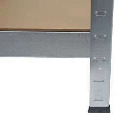 Schwerlastregal MCW-D67, Werkstattregal Steckregal, 160x80x40cm, Traglast Bis 320kg ~ Verzinkt -BRB-Lagertechnik Geschäft 2122998000 prod 004