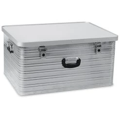 BRB-Lagertechnik BRB Aluminium Behälter, LxBxH 76,5 X 58,5 X 38,5 Cm, 141 Liter