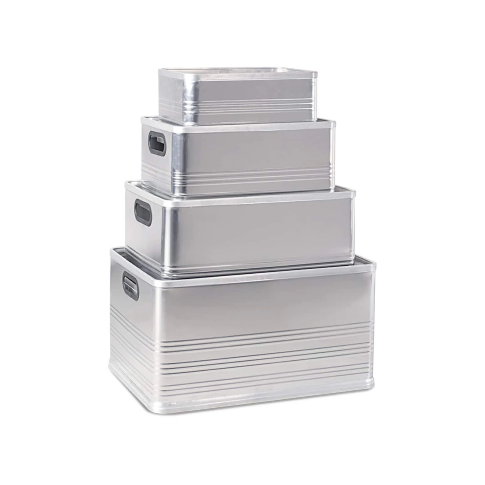 BRB-Lagertechnik BRB Aluminium-Kästen-Set D, 79 Liter 1 BRB-Lagertechnik BRB Aluminium-Kästen-Set D, 79 Liter