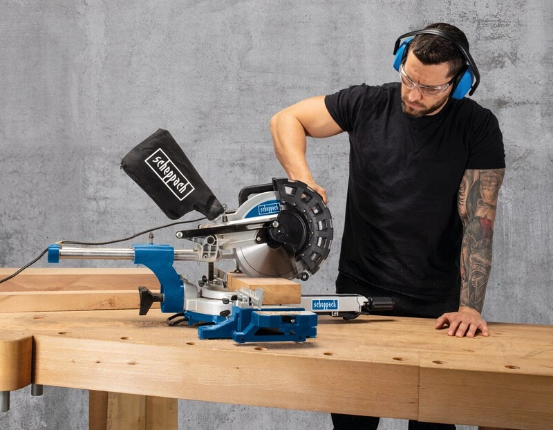 Scheppach HM140L Kapp-Zugsäge 5 Scheppach HM140L Kapp-Zugsäge – Bild 5