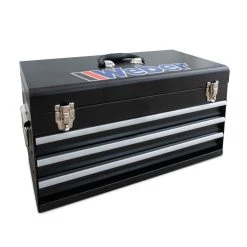 Weber Werkzeugkiste 104-teilig Mit 3 Schubladen und Klappdeckel