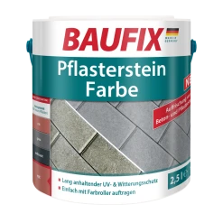 BAUFIX Pflasterstein Farbe Rot, 2,5 Liter