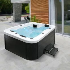 Home Deluxe Outdoor-Whirlpool WHITE MARBLE PURE -BRB-Lagertechnik Geschäft 2236551000 prod 005