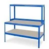 BRB-Lagertechnik BRB Werkbankregal Mit Regalaufsatz 1500x600/300x1500 Mm Versch. Ausführungen