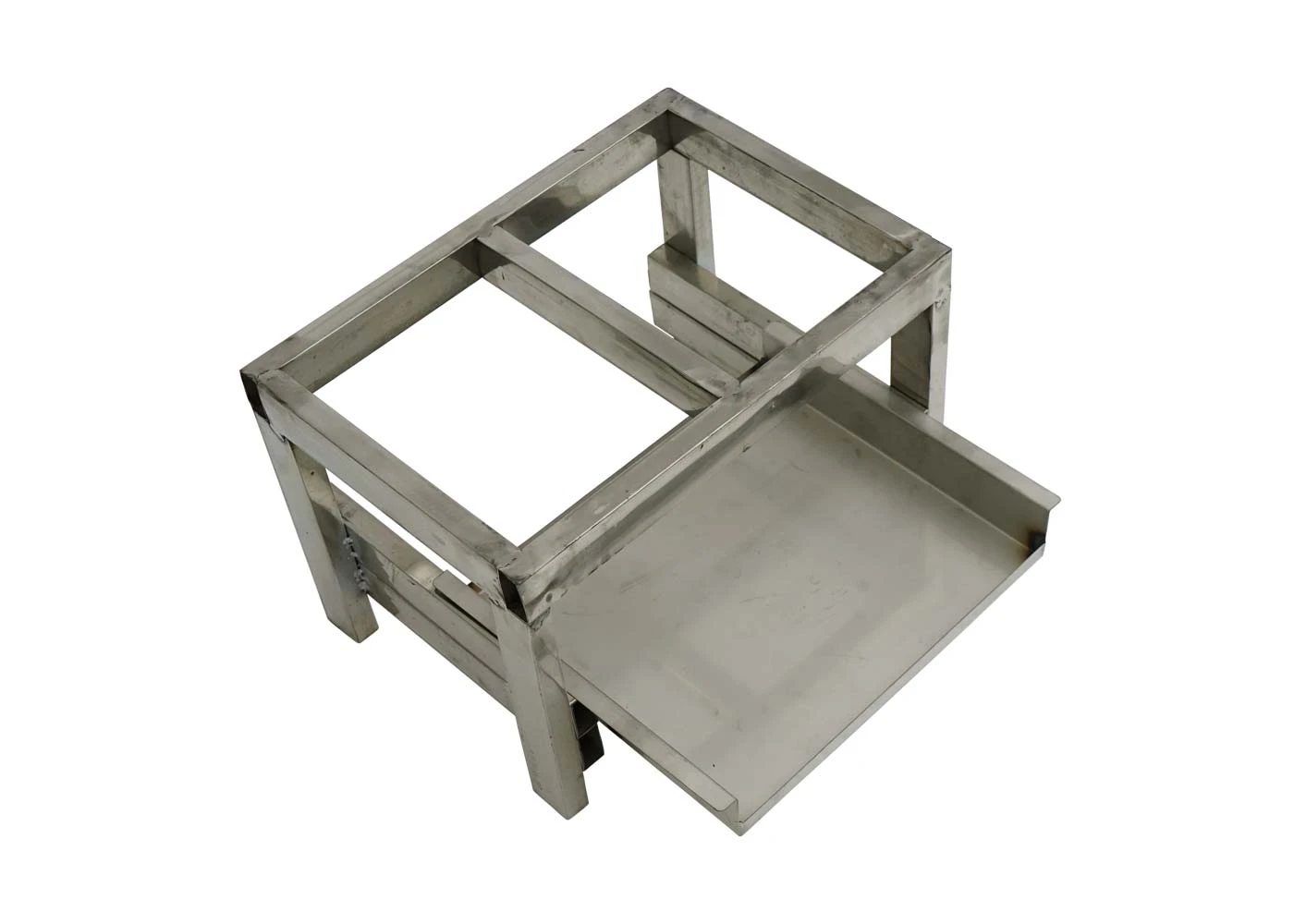 MCW Gestell Und Holzfüße Für Saunaofen D59 D58, Gerüst Für Ofen, Rostfreier Stahl + Holz 2 MCW Gestell Und Holzfüße Für Saunaofen D59 D58, Gerüst Für Ofen, Rostfreier Stahl + Holz – Bild 2