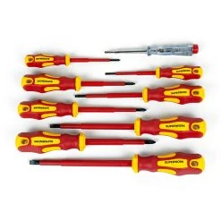 Weber VDE Schraubendreher Satz 9-teilig -BRB-Lagertechnik Geschäft 2449450000 prod 003