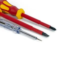 Weber VDE Schraubendreher Satz 9-teilig -BRB-Lagertechnik Geschäft 2449450000 prod 004