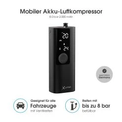 Xlayer Mobiler Akku-Luftkompressor 8.0 Bar 2.000 MAh -BRB-Lagertechnik Geschäft 2451475000 prod 003