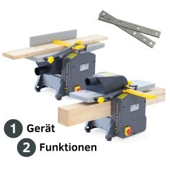 STAHLMANN Abricht- Und Dickenhobelmaschine # ADH204 Inkl. 2. Paar Hobel-Messer Hobelmaschine -BRB-Lagertechnik Geschäft 8600153300 1188 prod 005