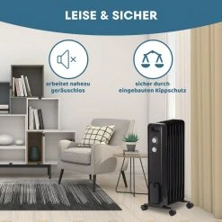 STAHLMANN Radiator ZR201 Schwarz 1500W -BRB-Lagertechnik Geschäft 8600153300 3941 prod 004