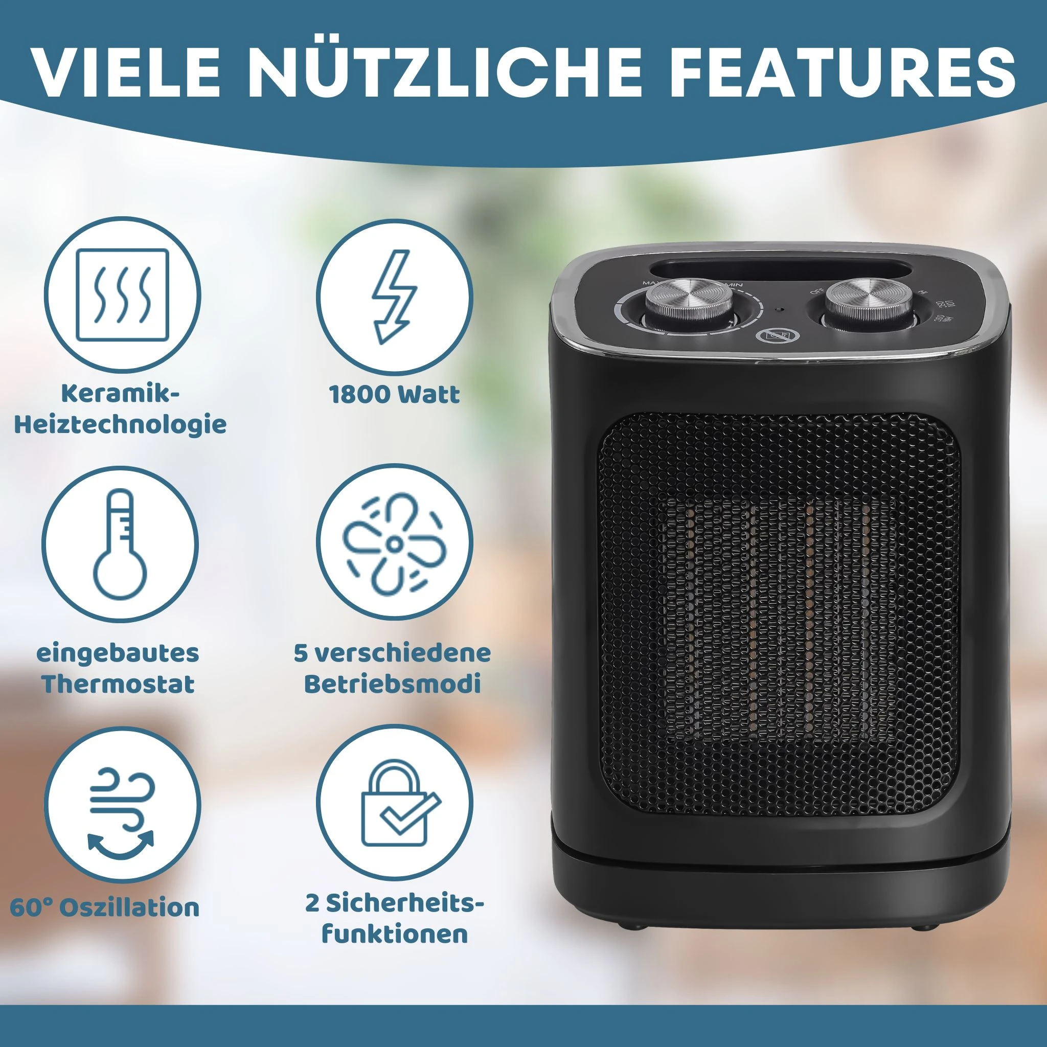 STAHLMANN Heizlüfter ZH006 2 STAHLMANN Heizlüfter ZH006 – Bild 2