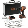 Black & Decker BLACK+DECKER Schlagbohrschrauber Akku-Schlagbohrschrauber BDCHD18BAFC, 18Volt