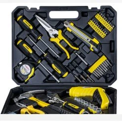 WMC Tools Werkzeugkoffer 110-teilig Heimwerker Werkzeugkasten Werkzeug Set Universalwerkzeugkoffer -BRB-Lagertechnik Geschäft 8600290900 30368 prod 003