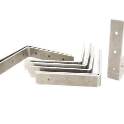 Dynamic24 1x Starker ALU Winkel Schwerlast 150x150x30mm 5mm Stark Verbinder Regal Stuhlwinkel