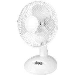 Dynamic24 Tischventilator Ventilator Lüfter Bodenventilator Luftkühler Windmaschine Weiss