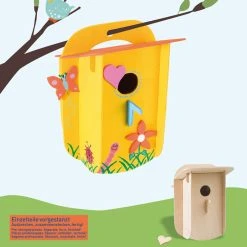 PEBARO Laubsägevorlage Nistkasten Komplettbausatz