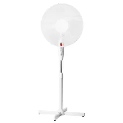 LEX 4x Standventilator Ø40 Cm Mit Nachtlicht, 3 Geschwindigkeiten, Oszillation, 130cm Höhenverstellbar, Weiß -BRB-Lagertechnik Geschäft 8600298500 94951 prod 003