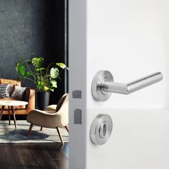 AMARE Drückergarnitur Edelstahl Türdrücker -BRB-Lagertechnik Geschäft 8600335500 8703 1002 050 prod 005